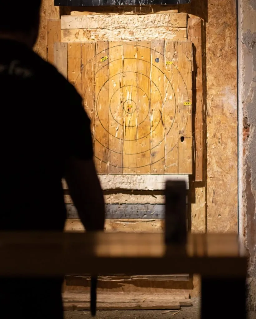 Axe throwing
