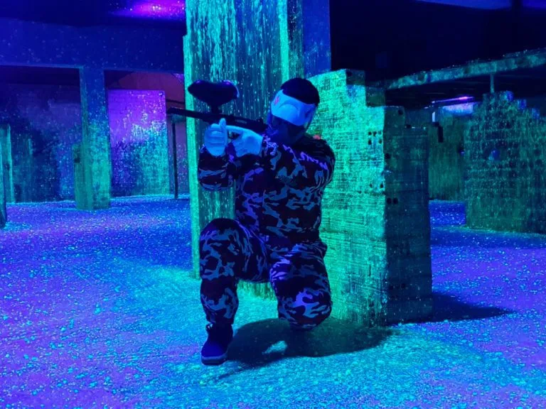 Indoor paintball