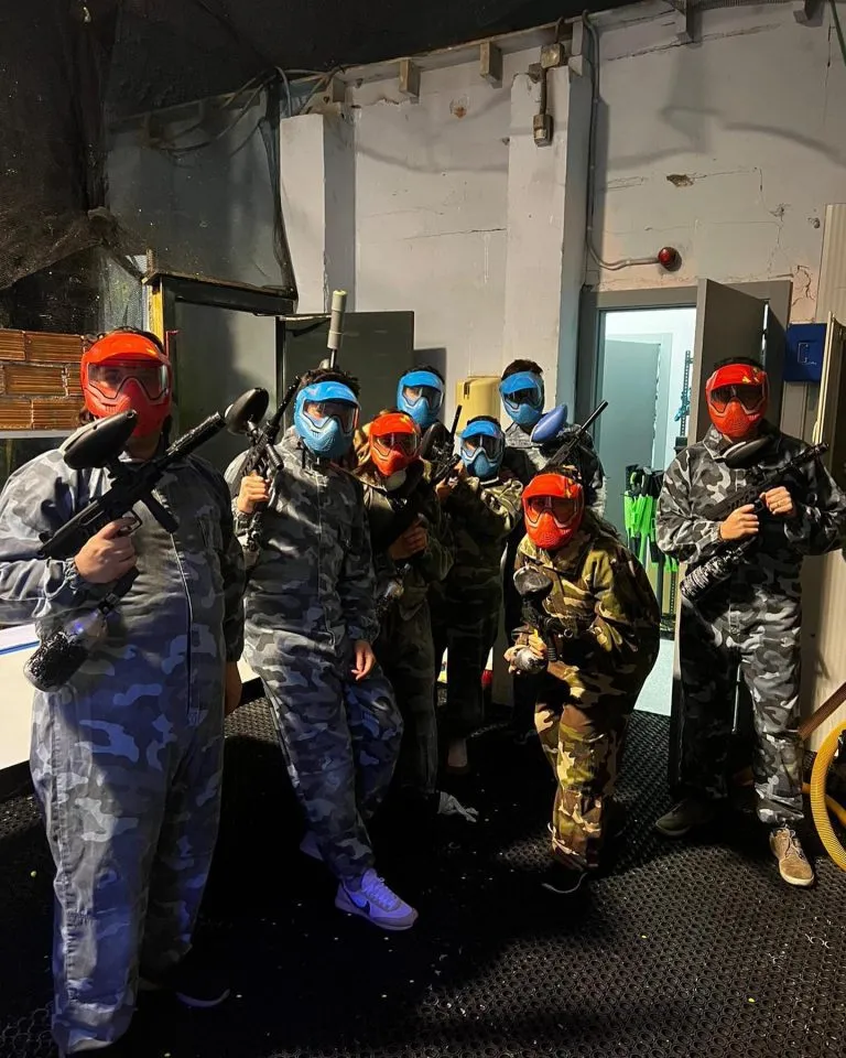 Indoor paintball