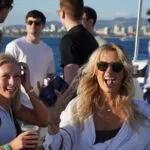 Party people in barcelona