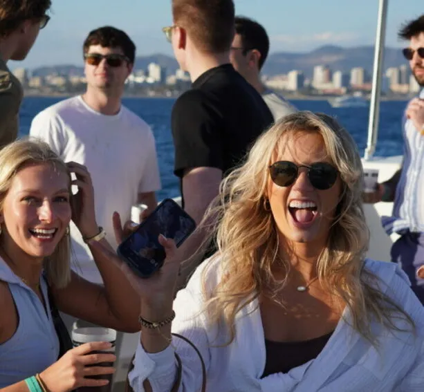 Party people in barcelona